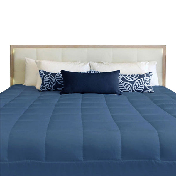 2 In 1 Cushion Quilt Pad Grey Single Quilt Covers