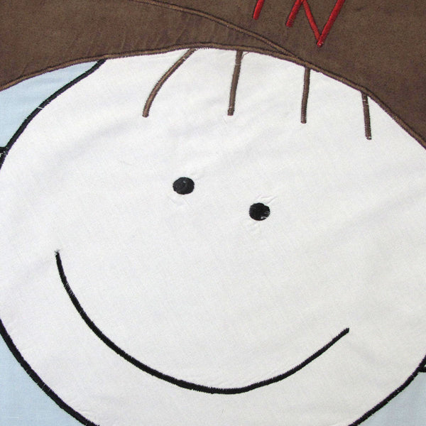 Dude Basketball Embroidered Quilt Cover Set Single Quilt Covers