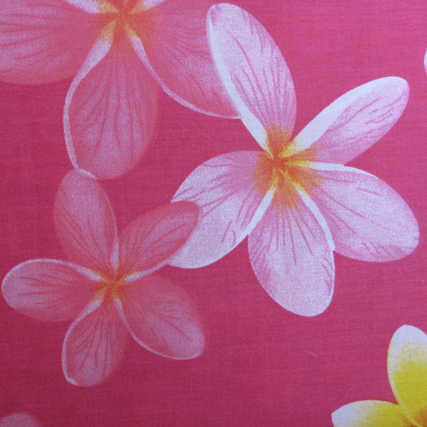 225Tc Polyester Cotton Frangipani Jungle Pink Quilt Cover Set King Quilt Covers