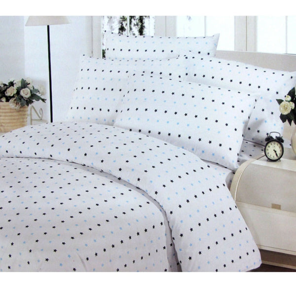 Polyester Cotton Stars Quilt Cover Set Double Quilt Covers