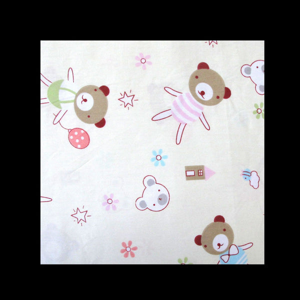 Bear Fashionista Little One 100% Cotton Printed Sheet Set Size Sheets