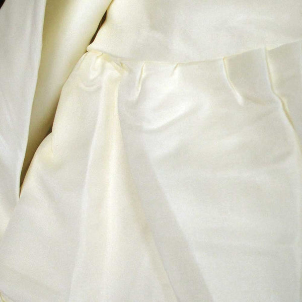 Set Of 2 Round 180Cm Ruffled Table Cloth Cream Table Cloths