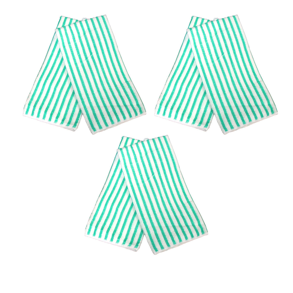 Set Of 6 Microfibre Striped Tea Towels Tea Towels & Dishcloths