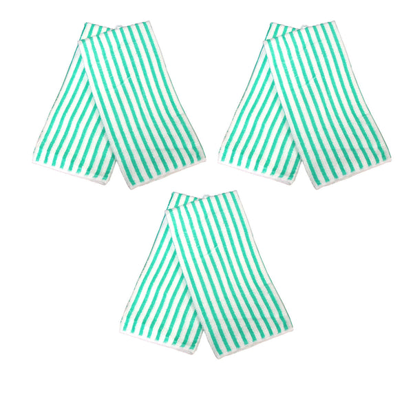 Set Of 6 Microfibre Striped Tea Towels Tea Towels & Dishcloths
