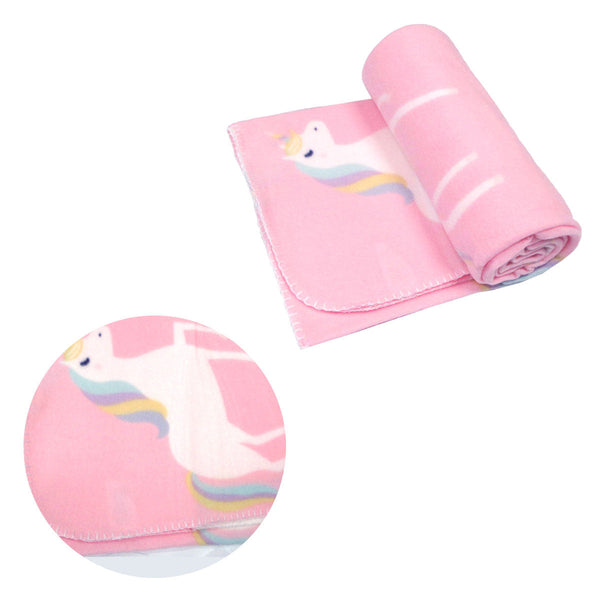 Funky Cute Polar Fleece Throw Rug Pink Throws & Afghans