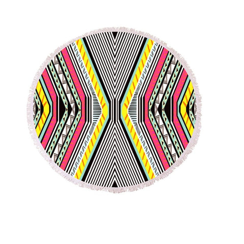 Cotton Round Beach Towel Ellie Towels & Washcloths