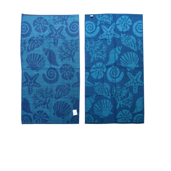 Set Of 4 Imperfect Terry Beach Towels Star Fish Towels & Washcloths
