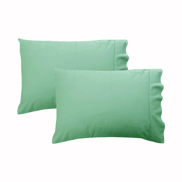280Tc Luxury Percale Standard Pillowcases Apple