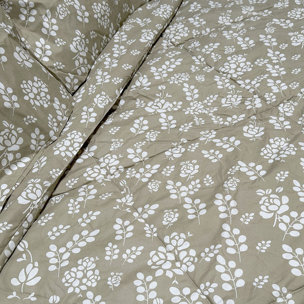 Hotel Living 3 Pce Light Weight Comforter Set Queen/King Corbett Floral Outlines Comforter Sets Queen