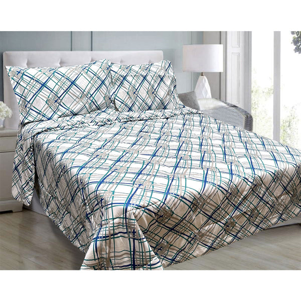 Hotel Living 3 Pce Light Weight Comforter Set Queen/King Oscar Crisscross Comforter Sets Queen