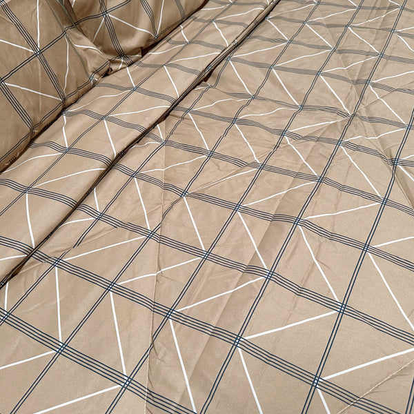 Hotel Living 3 Pce Light Weight Comforter Set Queen/King Oscar Chevron Checkers Comforter Sets Queen