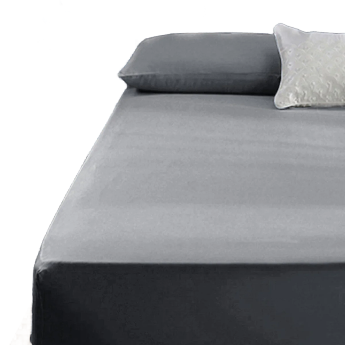 Sheets Assorted Brands 400Tc Cotton Percale King Single Combo Set 50Cm Wall Grey