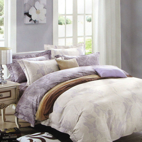 250Tc Gilmore Cotton Reversible Quilt Cover Set Quilt Covers