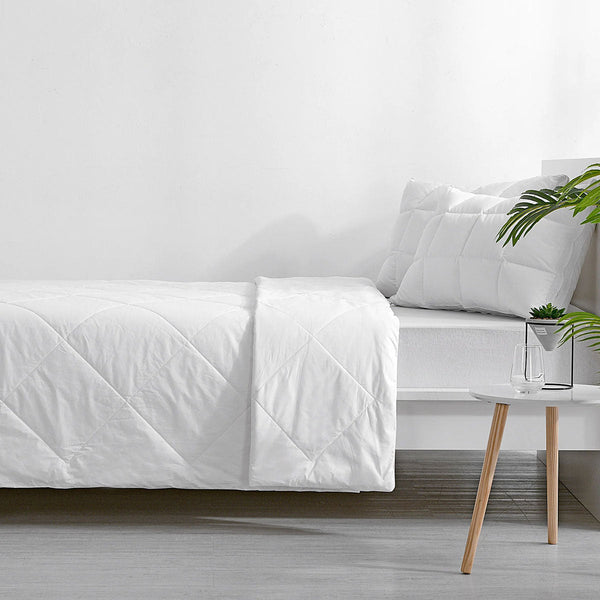 Bianca 250Gsm Natural Sleep Bamboo Summer Quilt Single Quilt Covers