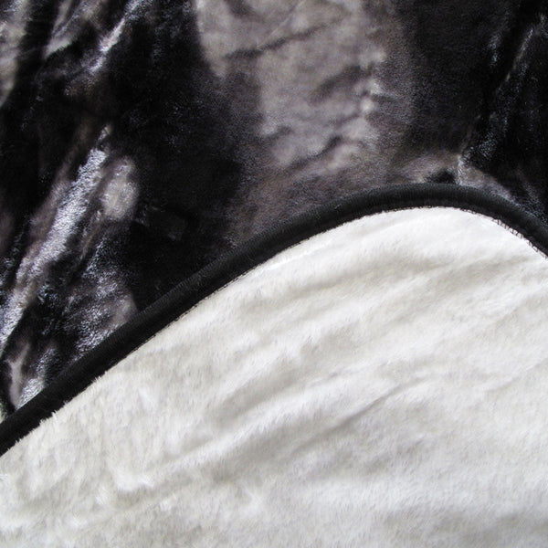 375Gsm 1 Ply 3D Print Faux Mink Blanket Queen 200X240 Cm Galloping Horse Blankets