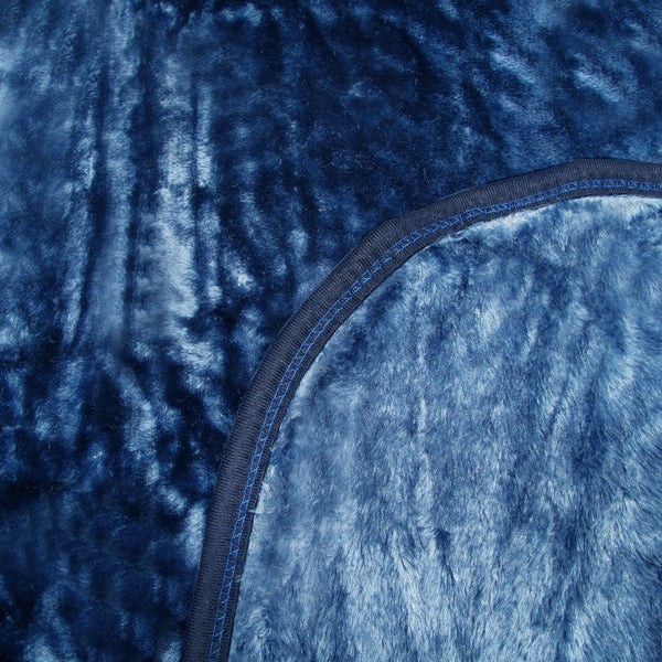 375Gsm 1 Ply Solid Faux Mink Blanket Queen 200X240 Cm Charcoal Blankets