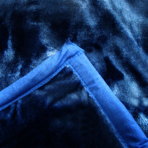 675Gsm 2 Ply Solid Faux Mink Blanket Queen 200X240 Cm Blankets