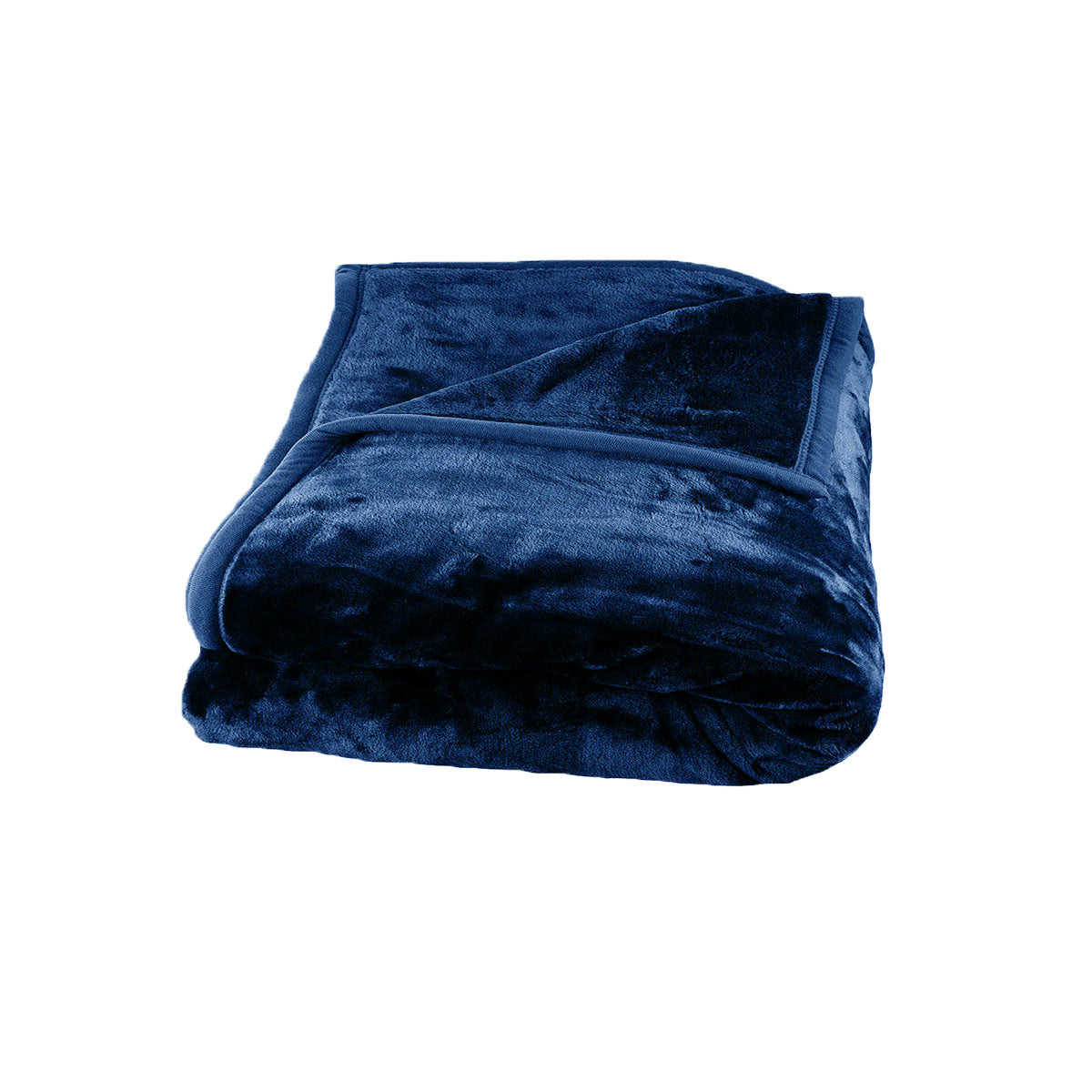 675Gsm 2 Ply Solid Faux Mink Blanket Queen 200X240 Cm Blankets