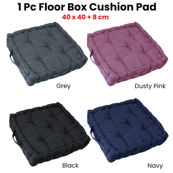 1 Pc Floor Box Cushion Pad 40 X 40+ 8 Cm