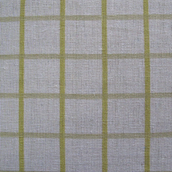 Cotton Grid Checks Oblong Table Cloth Yellow 130 X 180Cm Table Cloths