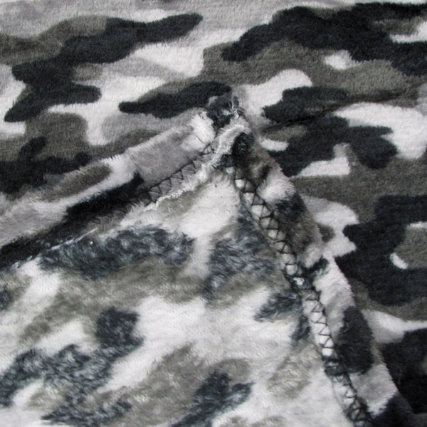 190Gsm Boys Cool Ultra Soft Coral Fleece Throw 127 X 152Cm Army Camouflage Throws & Afghans