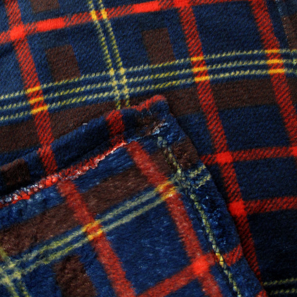 190Gsm Fashion Printed Ultra Soft Coral Fleece Throw 127 X 152Cm Checkered Throws & Afghans