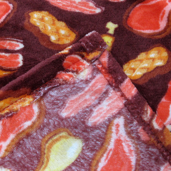 190Gsm Boys Cool Ultra Soft Coral Fleece Throw 127 X 152Cm Meatarian Throws & Afghans