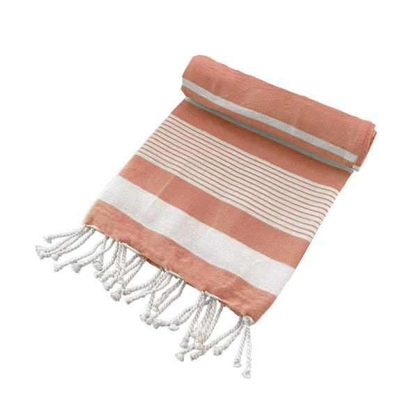 Towels & Washcloths Assorted Brands Cotton Rich Large Turkish Beach Towel With Tassels 80Cm X 155Cm