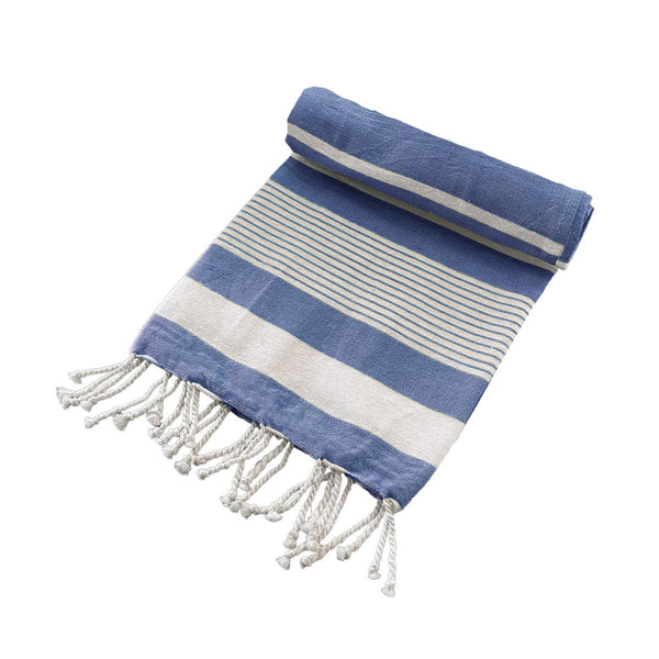 Towels & Washcloths Assorted Brands Cotton Rich Large Turkish Beach Towel With Tassels 80Cm X 155Cm
