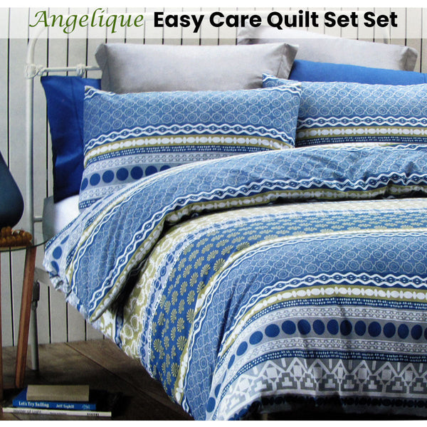 Belmondo Angelique Easy Care Quilt Cover Set King Quilt Covers