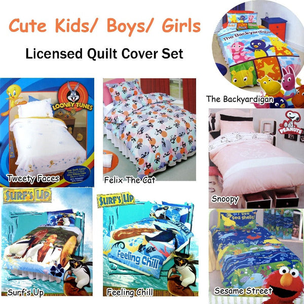 Backyardigan Quilt Cover Set Single Quilt Covers