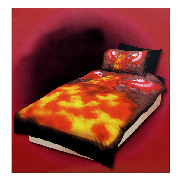 Dragon Fire Quilt Cover Set Single Quilt Covers