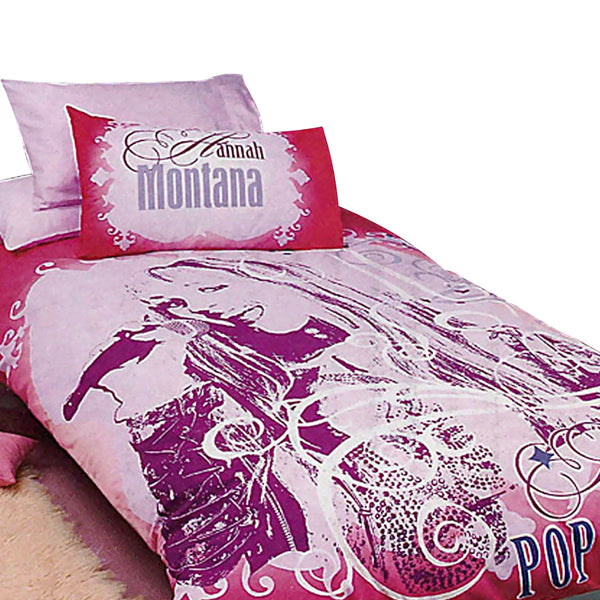 Disney Hannah Montana Pop Star Quilt Cover Set Single Single Bed Quilts