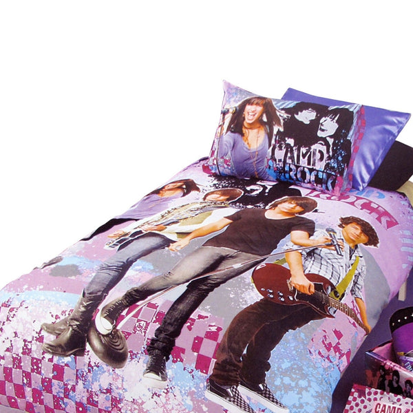 Disney Camp Rock Rockstar Quilt Cover Set Single Single Bed Quilts