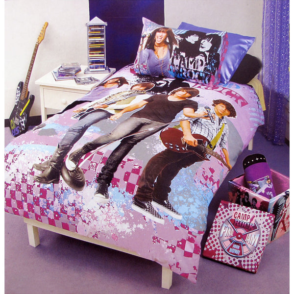 Disney Camp Rock Rockstar Quilt Cover Set Single Single Bed Quilts