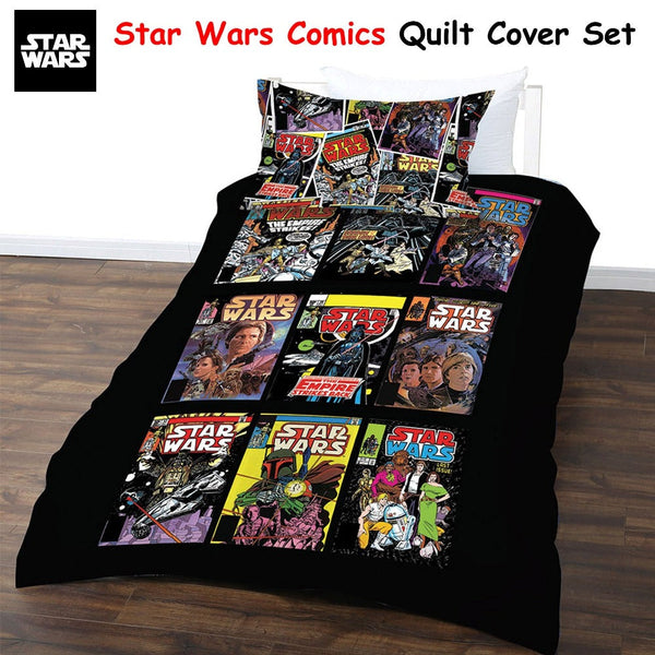 Star Wars Comics Quilt Cover Set Double Quilt Covers