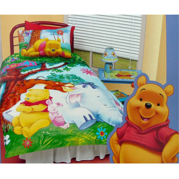Disney Winnie The Pooh Quilt Cover Set Sleeping Under Tree Quilt Covers