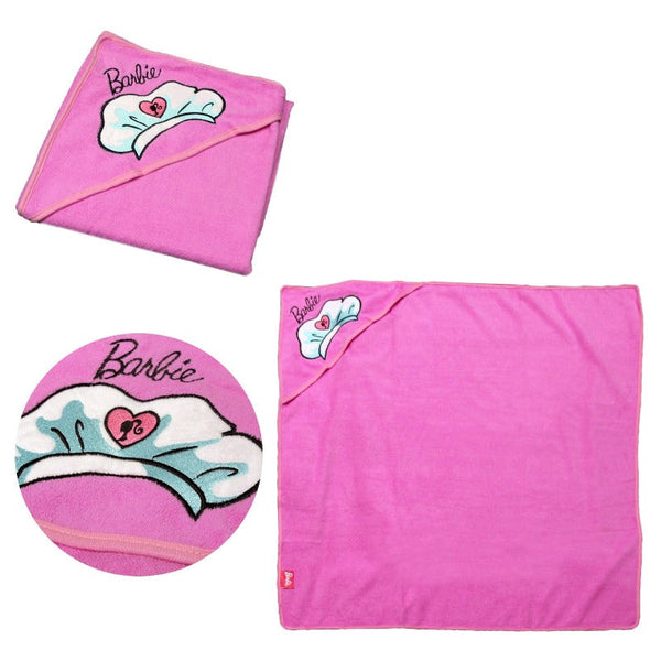 Barbie Embroidered Microfiber Hooded Towel Towels & Washcloths
