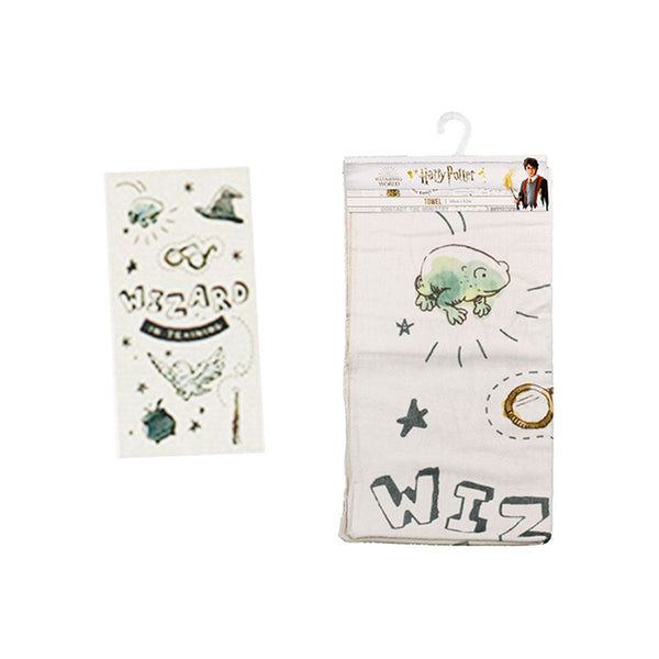Caprice Harry Potter Wizard In Training Cotton Beach Licensed Towel 60 X 120 Cm Towels & Washcloths