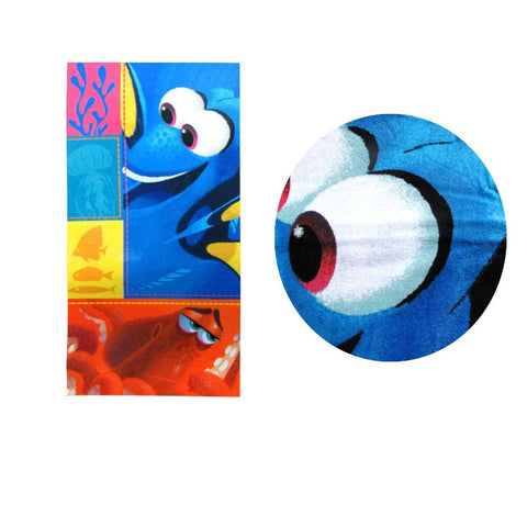 Disney Cotton Bath / Beach Towel Finding Nemo Dory Towels & Washcloths