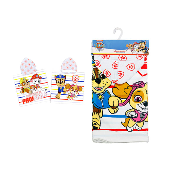 Caprice Paw Patrol Cotton Hooded Licensed Towel 60 X 120 Cm Towels & Washcloths