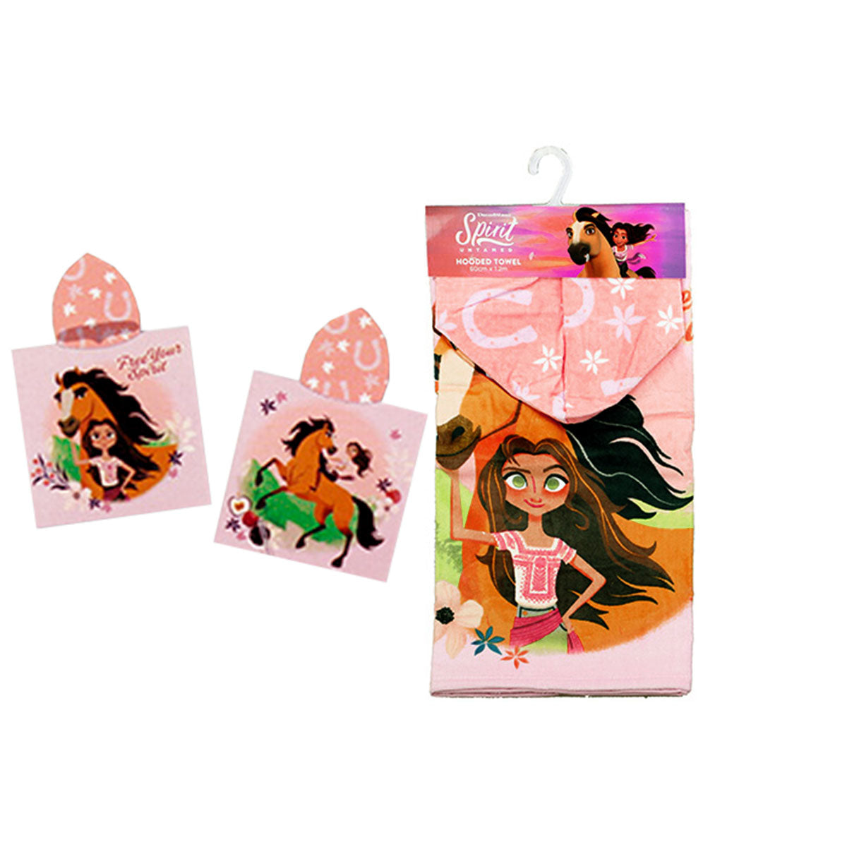 Caprice Spirit Untamed Cotton Hooded Licensed Towel 60 X 120 Cm Towels & Washcloths