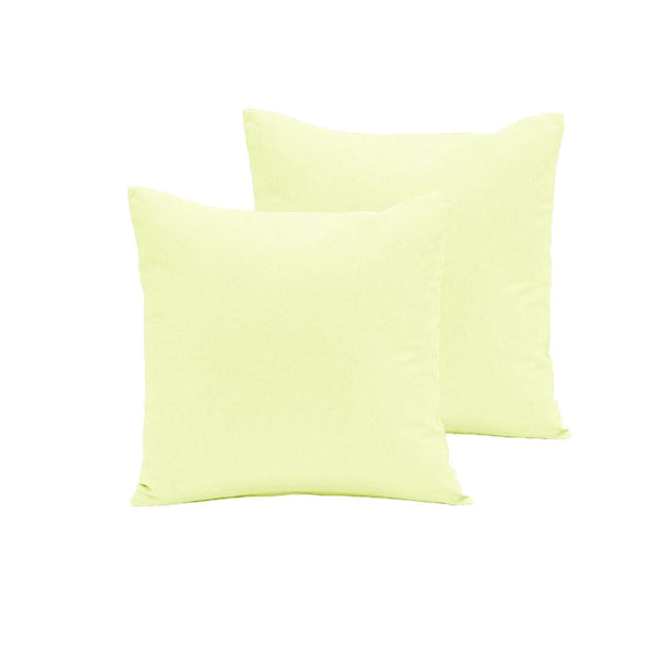 Pair Of Polyester Cotton Pillowcases Black Pillow Cases