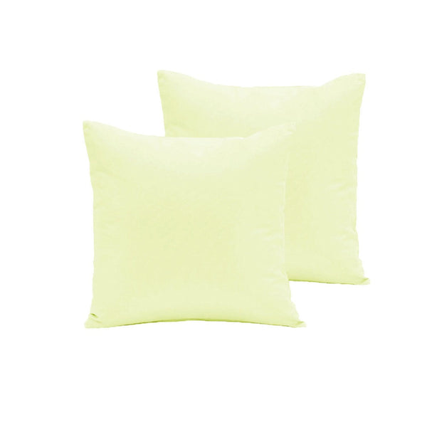 Pair Of Polyester Cotton Pillowcases Black Pillow Cases