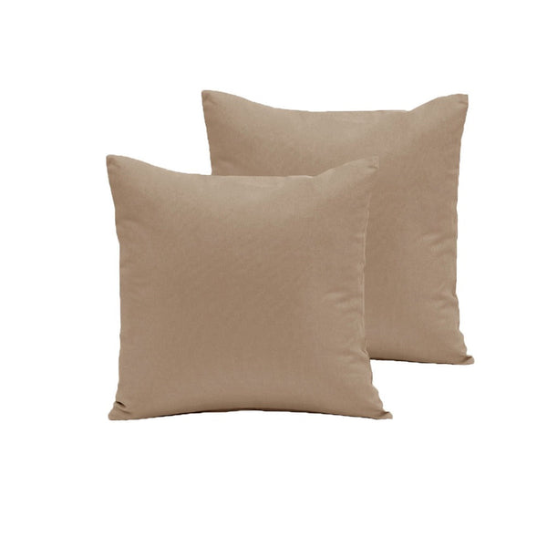 Pair Of Polyester Cotton Pillowcases Black Pillow Cases