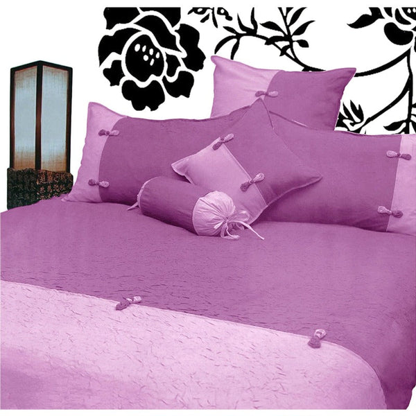 Phase 2 Scrunchie Orchid Quilt Cover Set Quilt Covers
