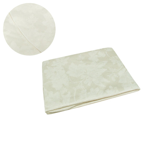 Damask Polyester Tablecloth 180Cm Round Grapes Cream Table Cloths