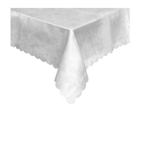 Table Cloth White Rose Garden 150 X 220 Cm Table Cloths