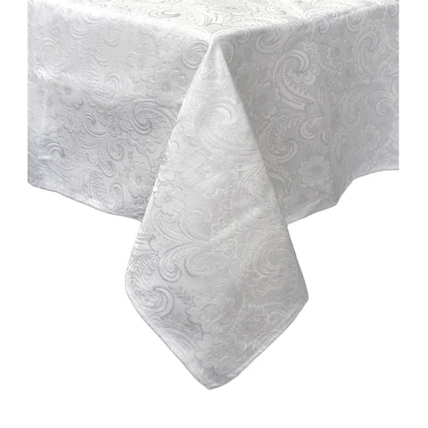 Salonika Blossom Tablecloth White 160 X 220 Cm Table Cloths