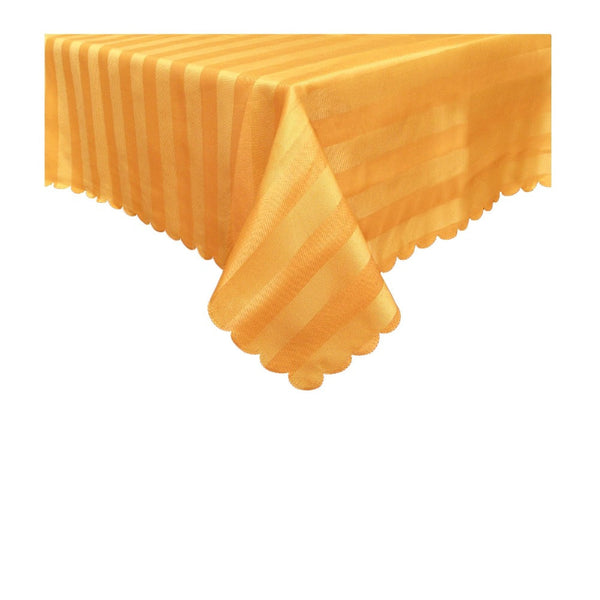 Table Cloth Wide Stripes Orange 135 X 180 Cm Table Cloths
